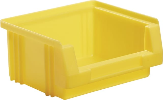 Sichtlagerkasten PLK L90xB102xH50mm PP gelb