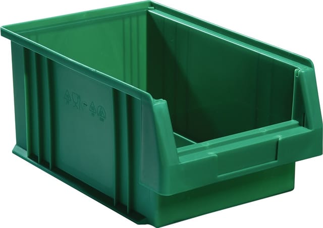 La-ka-pe 01550 02 03 Sichtlagerkasten plk L330xB213xH150mm pp grün