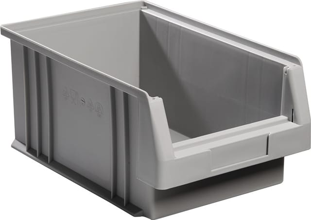 La-ka-pe 01550 02 05 Sichtlagerkasten plk L330xB213xH150mm pp grau