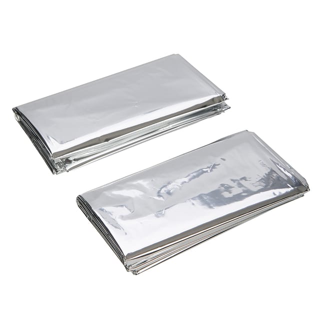 Silverline - 2 x Rettungsdecke 100 x 200 cm