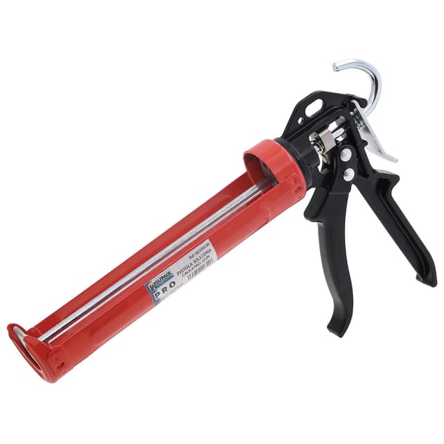 Profi-Silikonpistole Wolfpack rot/schwarz