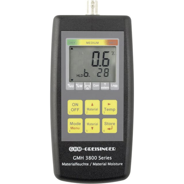 GMH3851 Materialfeuchtemessgerät Messbereich Baufeuchtigkeit (Bereich) 0 bis 0.5 % vol m - Greisinger