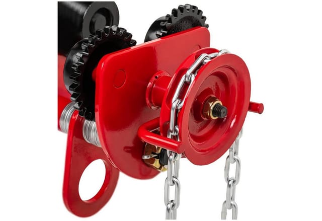 Steinberg Systems - Rollfahrwerk Krankatze Laufkatze Handfahrwerk 1.000 kg 77-133 mm mit Kette