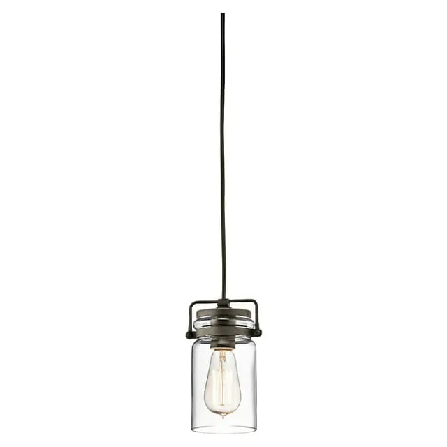 Brinley - 1 Lichtdecke Mini Anhänger Olde Bronze, E27 - Elstead