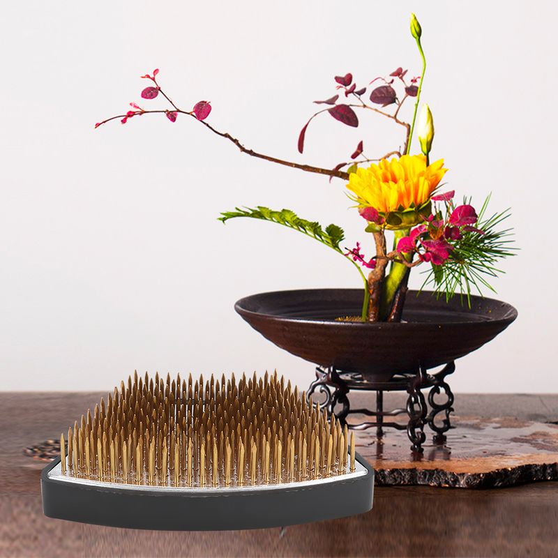 Kenzan-blumenhalter In Schleifenform, Zubehör Für Blumenarrangements (nadeln Und Stecknadeln).