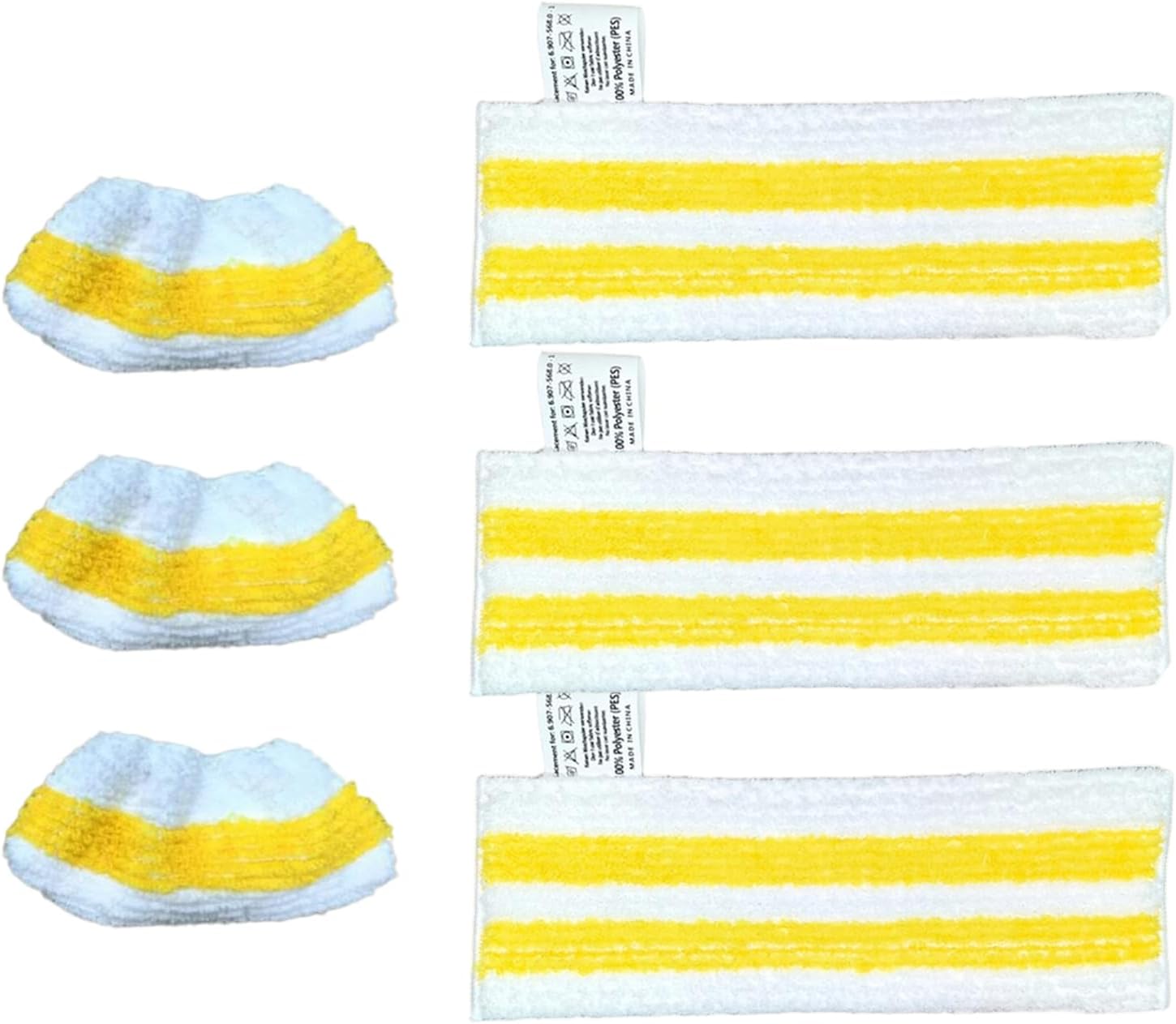 Set Mit 6 Ersatz-mikrofasertüchern Für Kärcher Easyfix Sc
