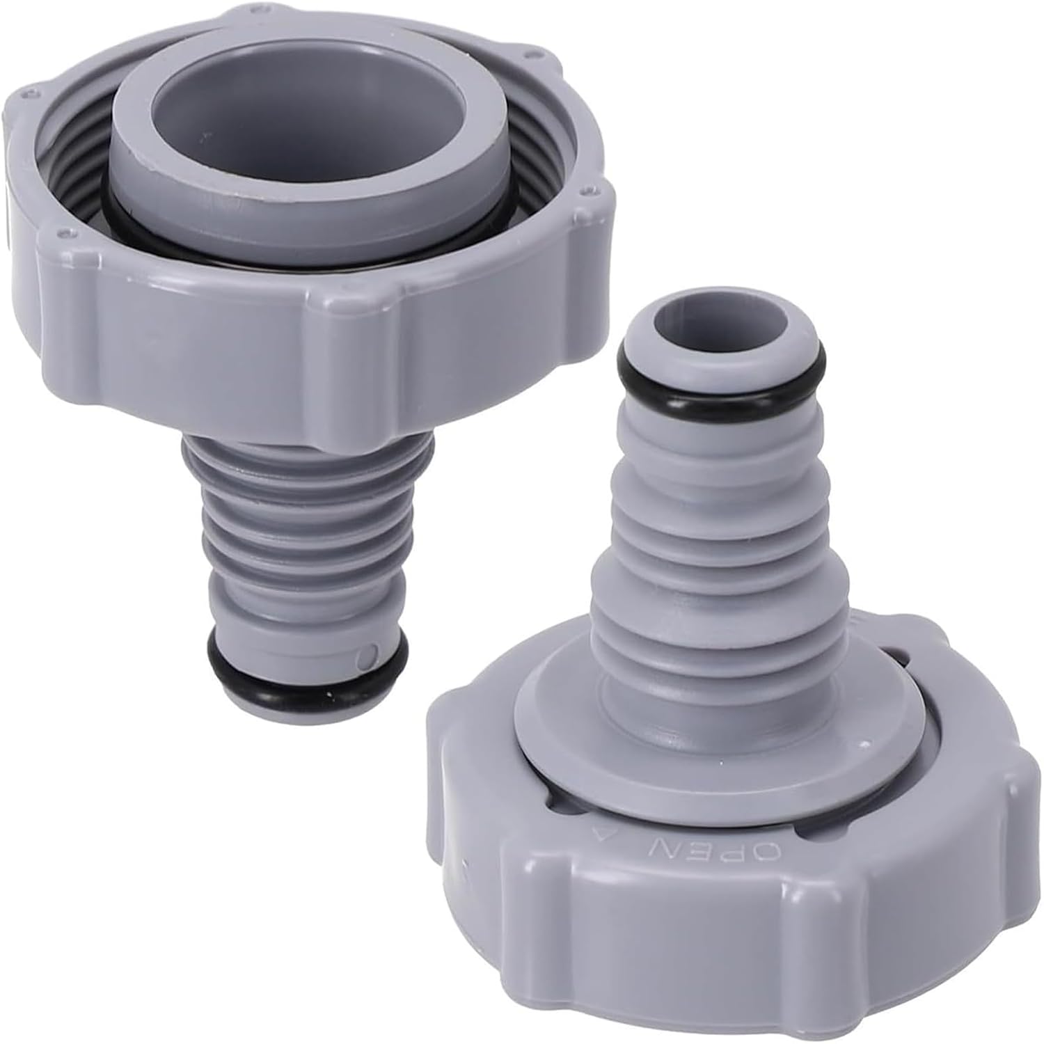 Stück P6h1419 Ablassventil, Ablassschlauchadapter, Ablassadapter Für Ablassventil (grau Ø 32 Mm)