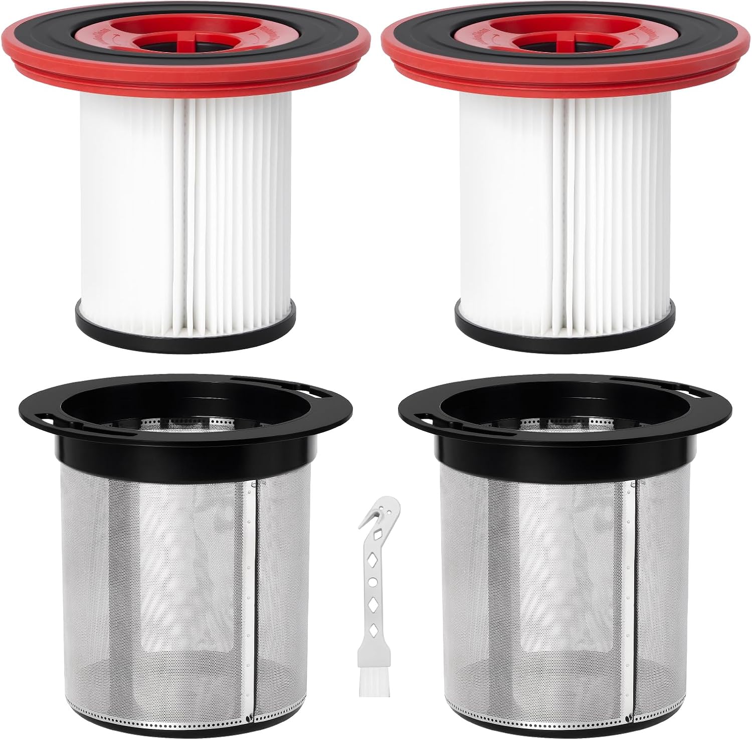 Ersatzfilter Für Bosch Unlimited 7 Series Akku-handstaubsauger, Für Die Modelle Bks711xxl / Bbs711w / Bbs712a / Bcs711gb / Bks711mall, 2 Filter, 2 Edelstahl-vorfilter