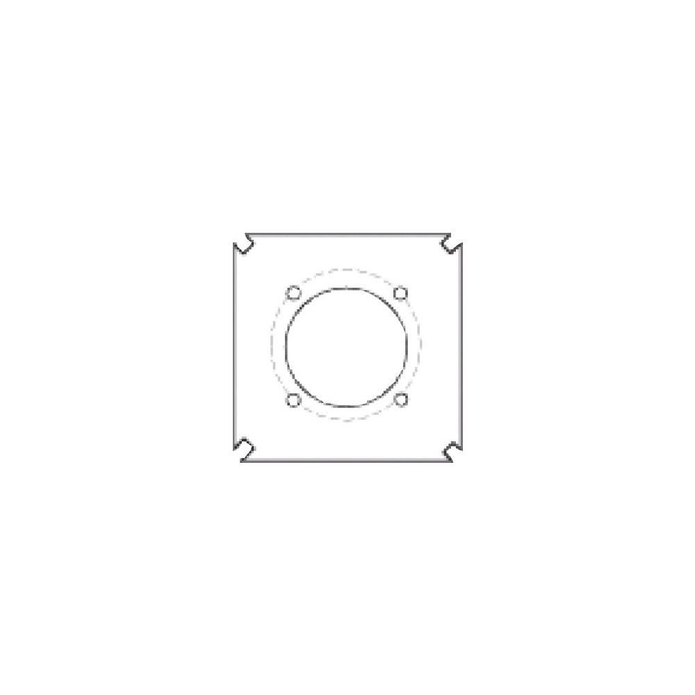 Brennerplatte 16x270x270 165/186 M10 - 7057648 Von Buderus