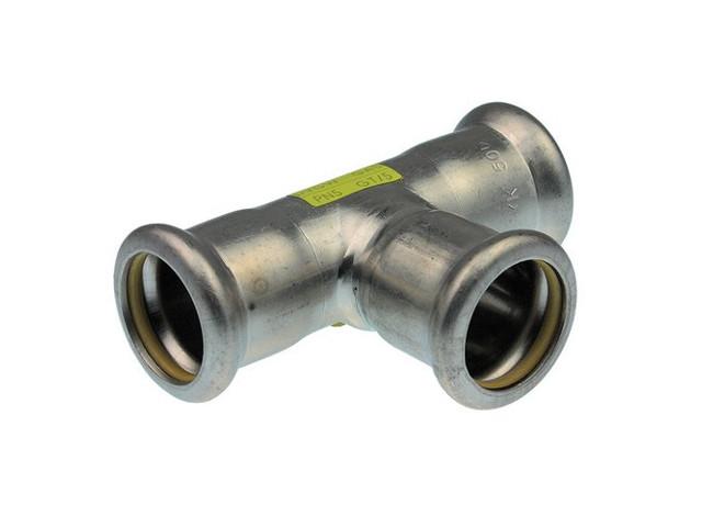 Logafix Edelstahl Gas T-stück I/i/i 108 F. M-presskontur - 7738327652 Von Buderus