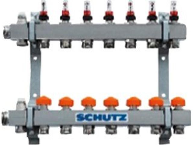 Schütz Heizkreisverteiler Typ Dynomatic Komfort 90-3 Edelstahl 2 Hk Nr. 4037250 - 7738331495 Von Buderus