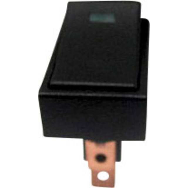 Tru Components - 1587815 Kfz-Wippschalter TC-R13-207L-SQ green 12V/DC 12 v/dc 20 a 1 x Aus/Ein rastend