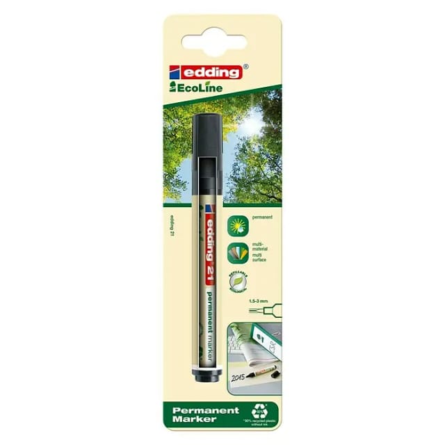 21 EcoLine permanent marker schwarz Marker - Edding