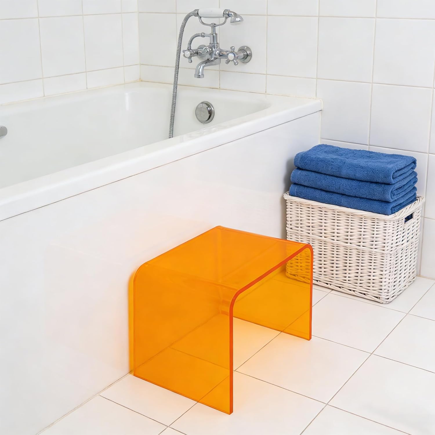Acryl Tisch, Vielseitig Beistelltisch Acryl, Max. 50kg Bodenstehend Beistelltisch Für Schlafzimmer Nachttisch Cafe Büro, Wohnzimmern, Balkonen 322323cm
