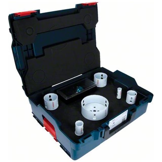 Lochsägen-Set, for Wood&Metal, 8-teilig, Durchmesser 20 - 114 mm in l-boxx - Bosch