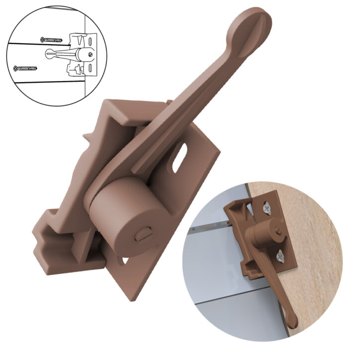 Sicura Bloccatapparelle Block-tap Abs Marrone