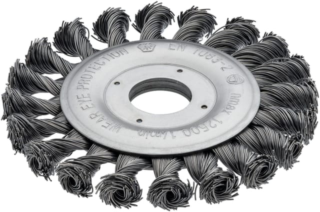 Scheibenbürste für Winkelschleifer ∙ 115 mm ∙ gezopft ∙ V6804