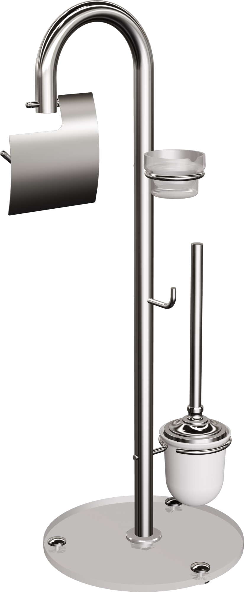 Domotechnika Badarmaturen-set Messing Verchromt 73 Cm