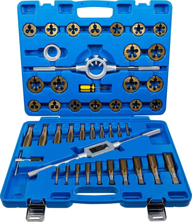 Gewindeschneid-Satz Tin-beschichtet M6 - M24 45-tlg.