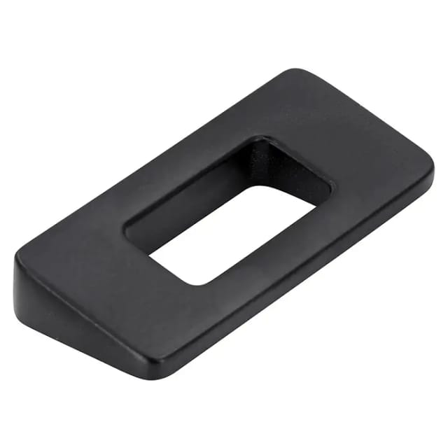 Siro - Griff Möbelgriff Cabras la 32 mm, b 54 mm, Zinkguss schwarz matt