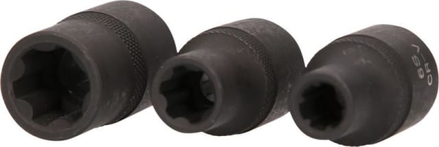 1/2' RIBE®-Kraft-Stecknuss-Satz, kurz, 3-tlg