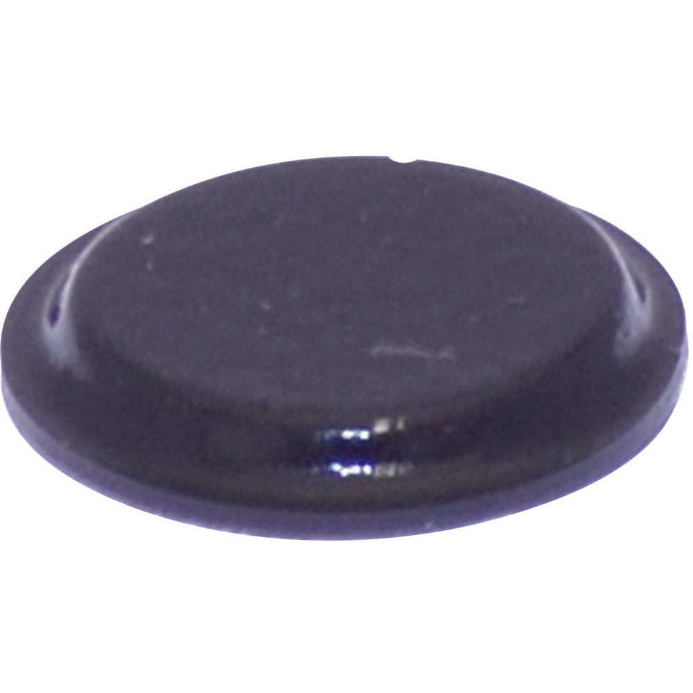 PD2122SW Gerätefuß selbstklebend, rund Schwarz (ø x h) 12.7 mm x 1.8 mm 1 St. - Toolcraft