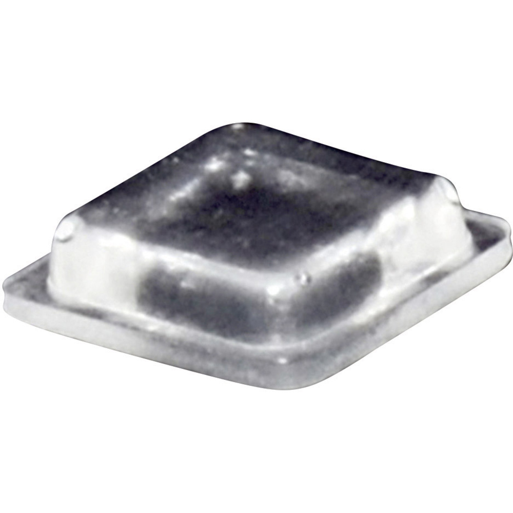PD2100C Gerätefuß selbstklebend, quadratisch Transparent (l x b x h) 10 x 10 x 2.5 mm 1 St - Toolcraft