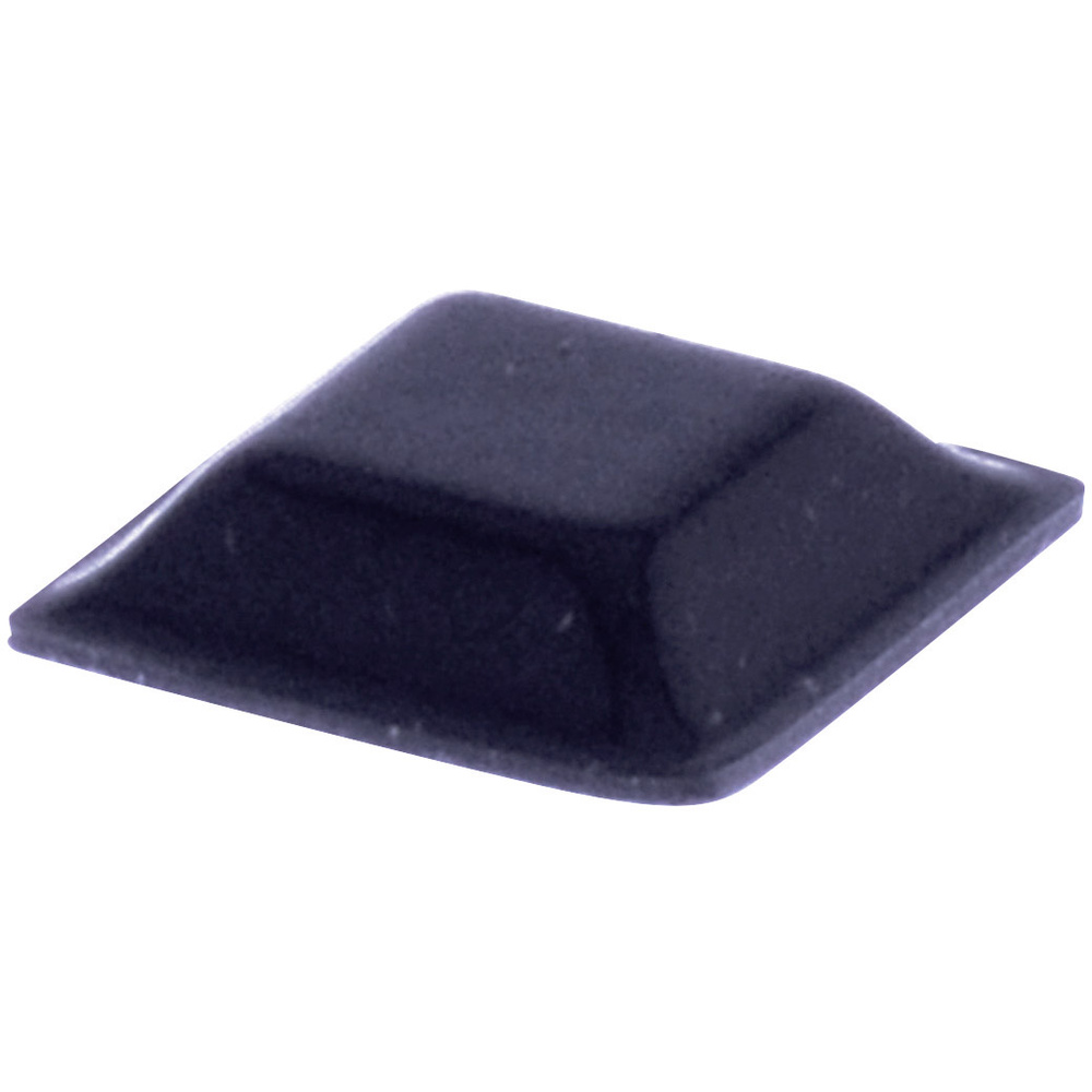 PD2127SW Gerätefuß selbstklebend, quadratisch Schwarz (l x b x h) 12.7 x 12.7 x 3.1 mm 1 s - Toolcraft