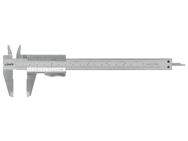 Messschieber, 200mm, mit Schraube Begrenzen Sie 26700609