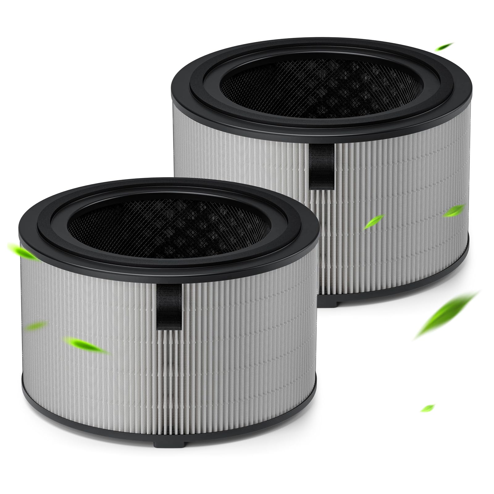 2er-pack Ersatzfilter Für Fy3200 Und Fy4200, Kompatibel Mit Philips Luftreinigern Der Serien 3200, 4200, Ac3210/12, Ac3220/10, Ac4220/12 Und Ac4221, H13 Hepa-aktivkohlefilter
