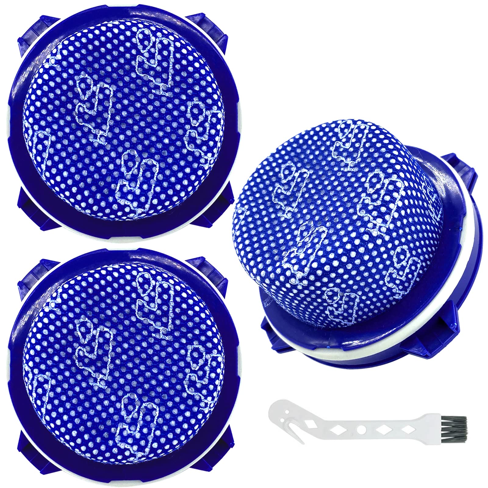 3er-pack Ersatzfilter Für Samsung Staubsauger Jet 70, Jet 70+, Jet 75, Jet 75+, Jet 90, Jet 60 Und Vs9000rl. Waschbarer Mikrofilter. Teilenummer: Dj97-02649a
