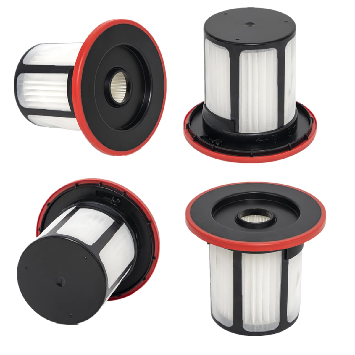 Yanban Filter Und Filterhalter, Kompatibel Mit Bosch Unlimited Series 6 Akku-staubsaugern: Bks6111p, Bcs611am, Bbs611pck, Bcs612w, Bcs612gb, Bcs61gb Und Bcs61113, Artikelnummer: 12033215, 4er-pack