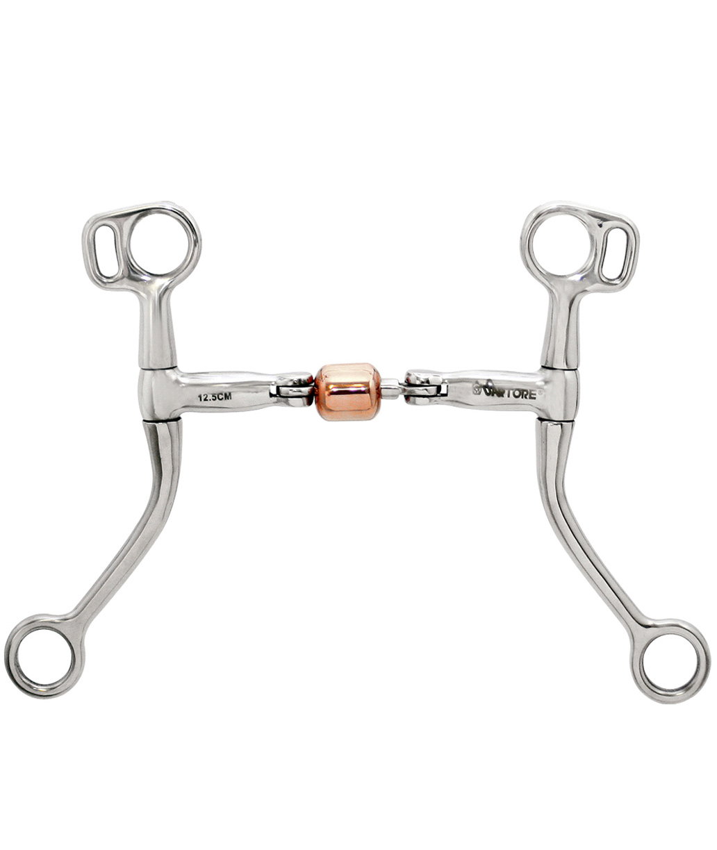 Edelstahl-westerngebiss Mit 14 Mm Kupferrolle