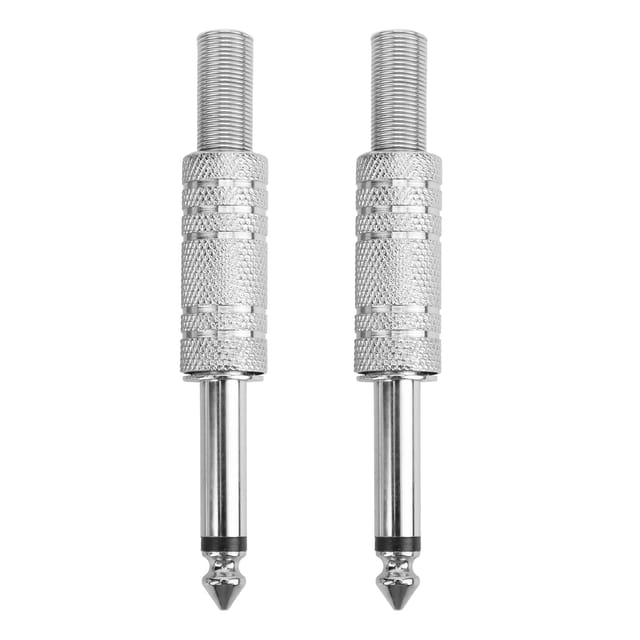 Stück 6,35-mm-Klinkenstecker-Adapter für Gitarren- und Kopfhöreranschluss, einseitig lötbar