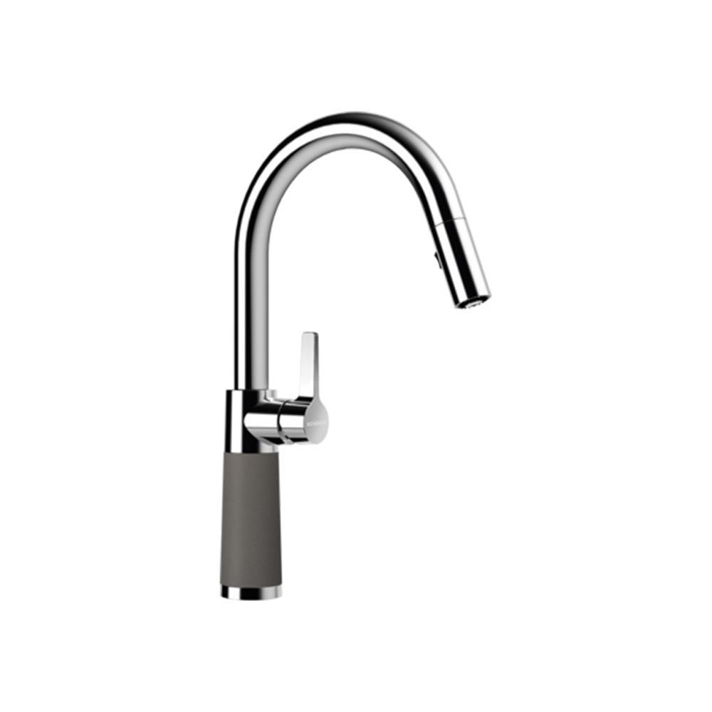 Schock Küchenarmatur Sc-520 Chrom/cristadur Ausziehbarer Auslauf Silverstone Sil