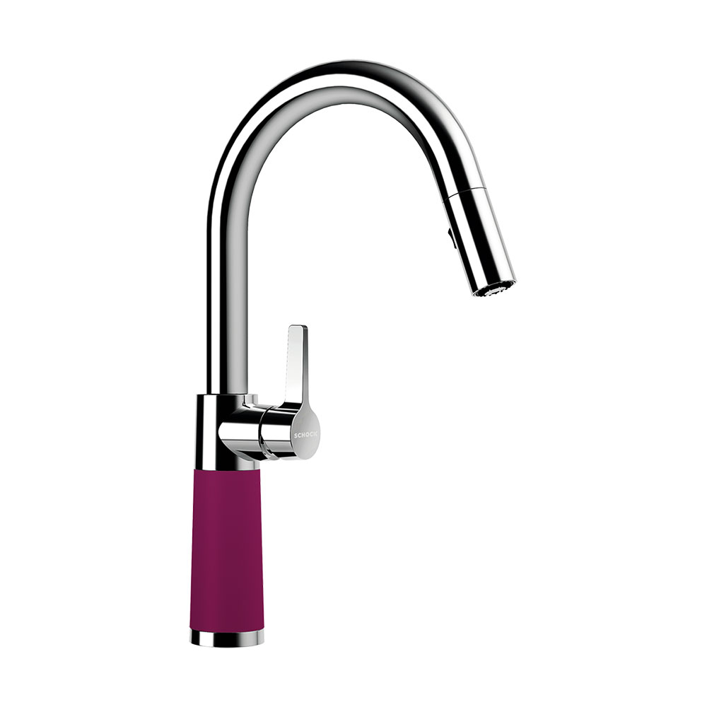 Schock Küchenarmatur Sc-520 Chrom/cristadur Ausziehbarer Auslauf Berry Bry