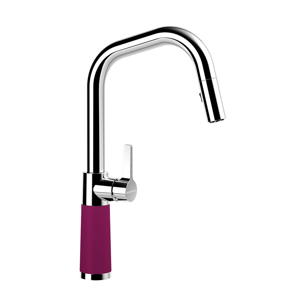Schock Küchenarmatur Sc-530 Chrom/cristadur Ausziehbarer Auslauf Berry Bry