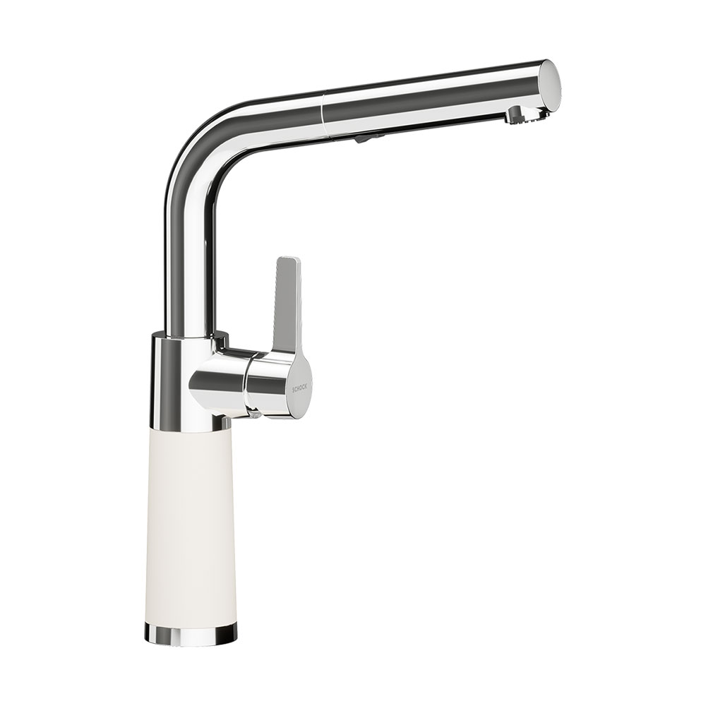 Schock Küchenarmatur Sc-540 Chrom/cristadur Ausziehbarer Auslauf Magnolia