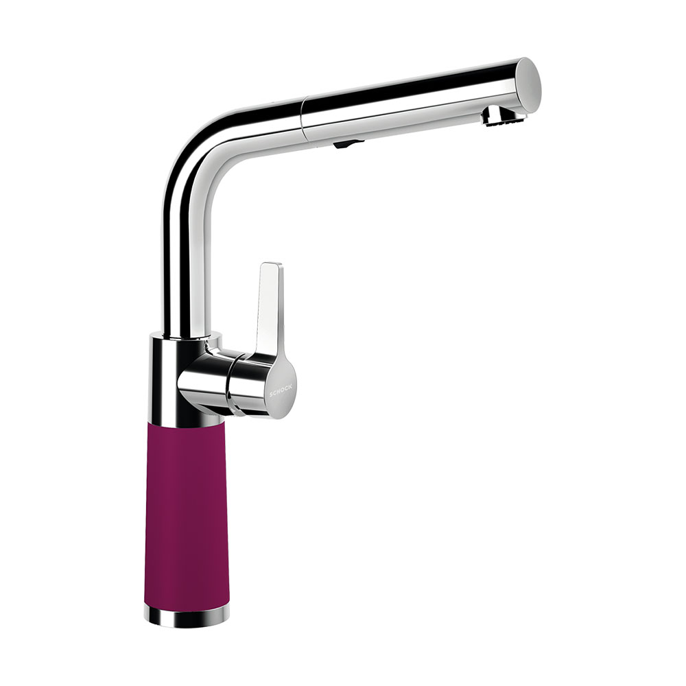 Schock Küchenarmatur Sc-540 Chrom/cristadur Ausziehbarer Auslauf Berry Bry