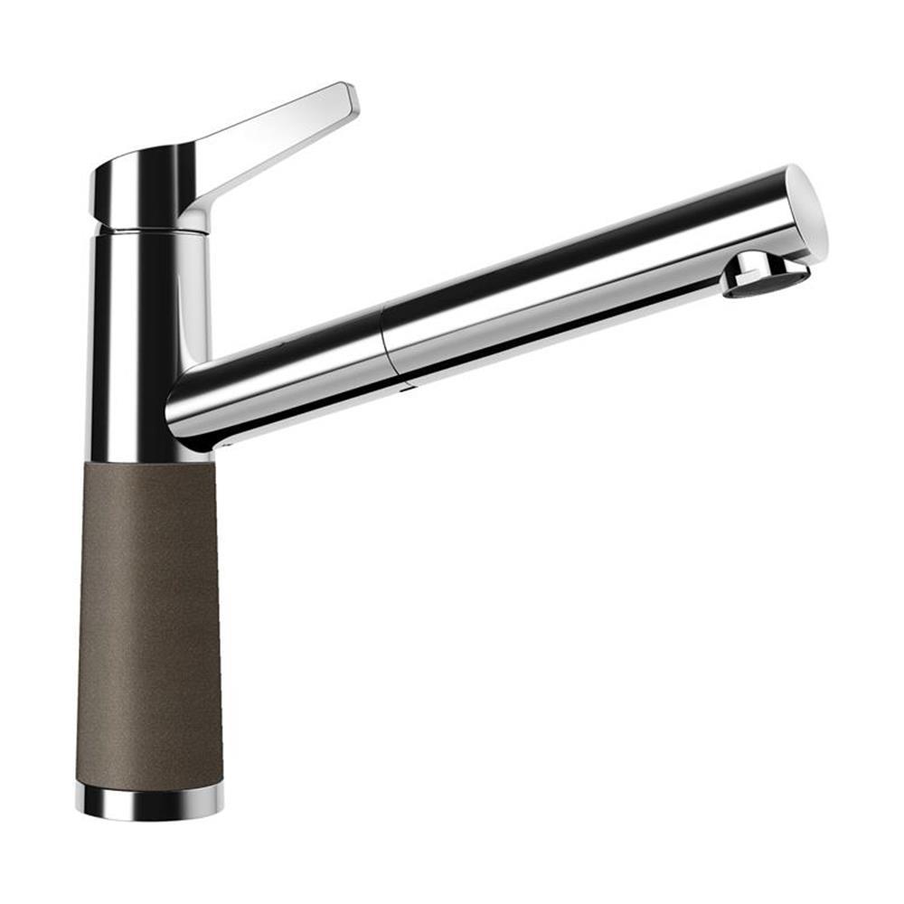 Schock Küchenarmatur Sc-510 Chrom/cristadur Ausziehbarer Auslauf Niederdruck Bronze