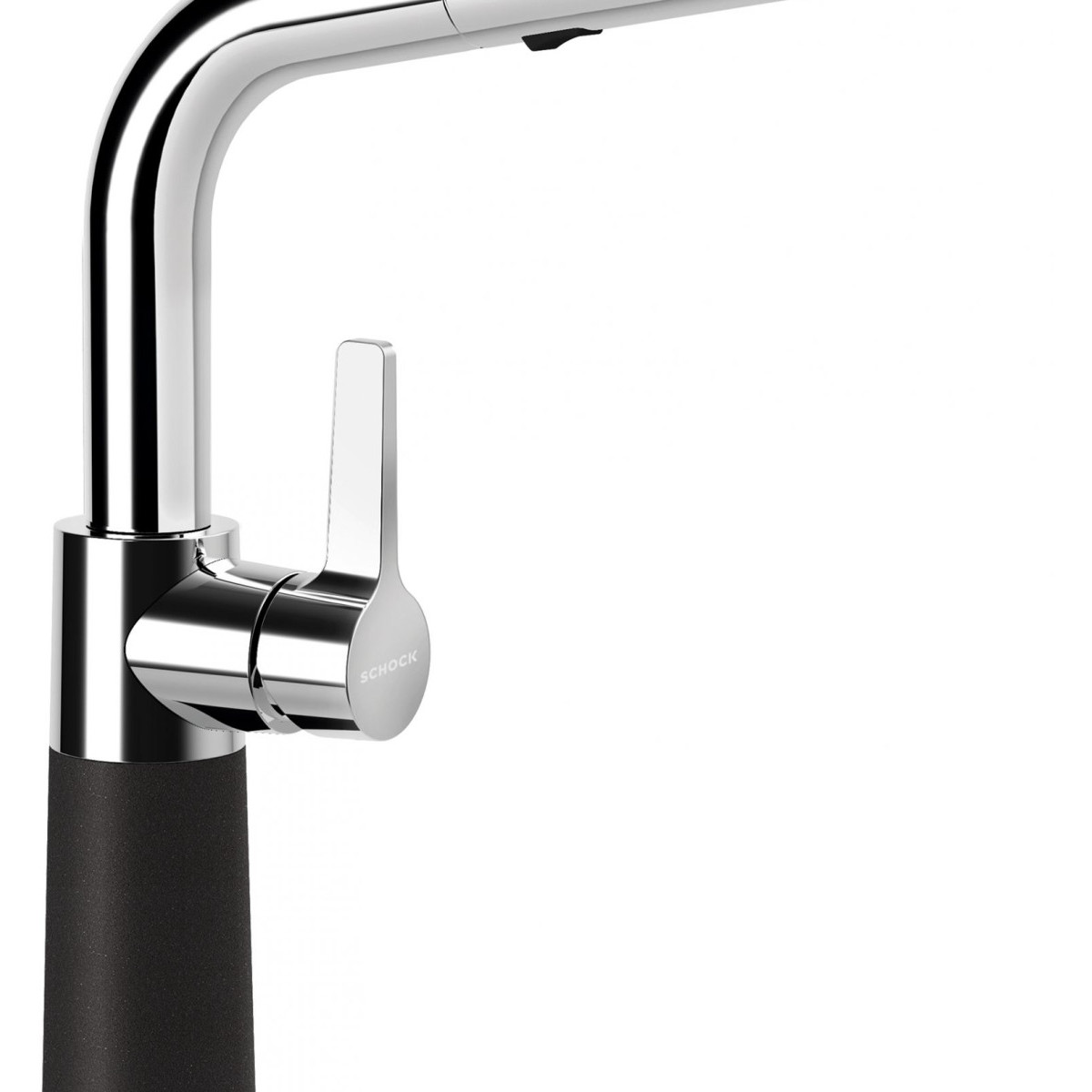 Schock Küchenarmatur Sc-540 Chrom/cristadur Ausziehbarer Auslauf Puro Pur