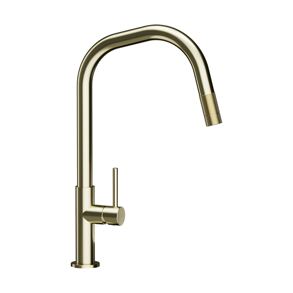 Schock Küchenarmatur Talinos Ausziehbar White Gold
