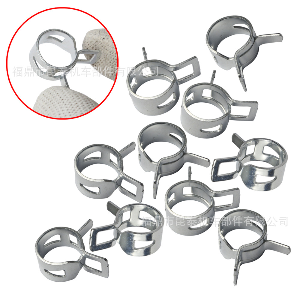 1 Stück Handbetätigte Elastische Klemme 12 Mm, Geeignet Für Wasserleitungen, Gasleitungen, Kraftstoffleitungen Von Autos Und Motorrädern.
