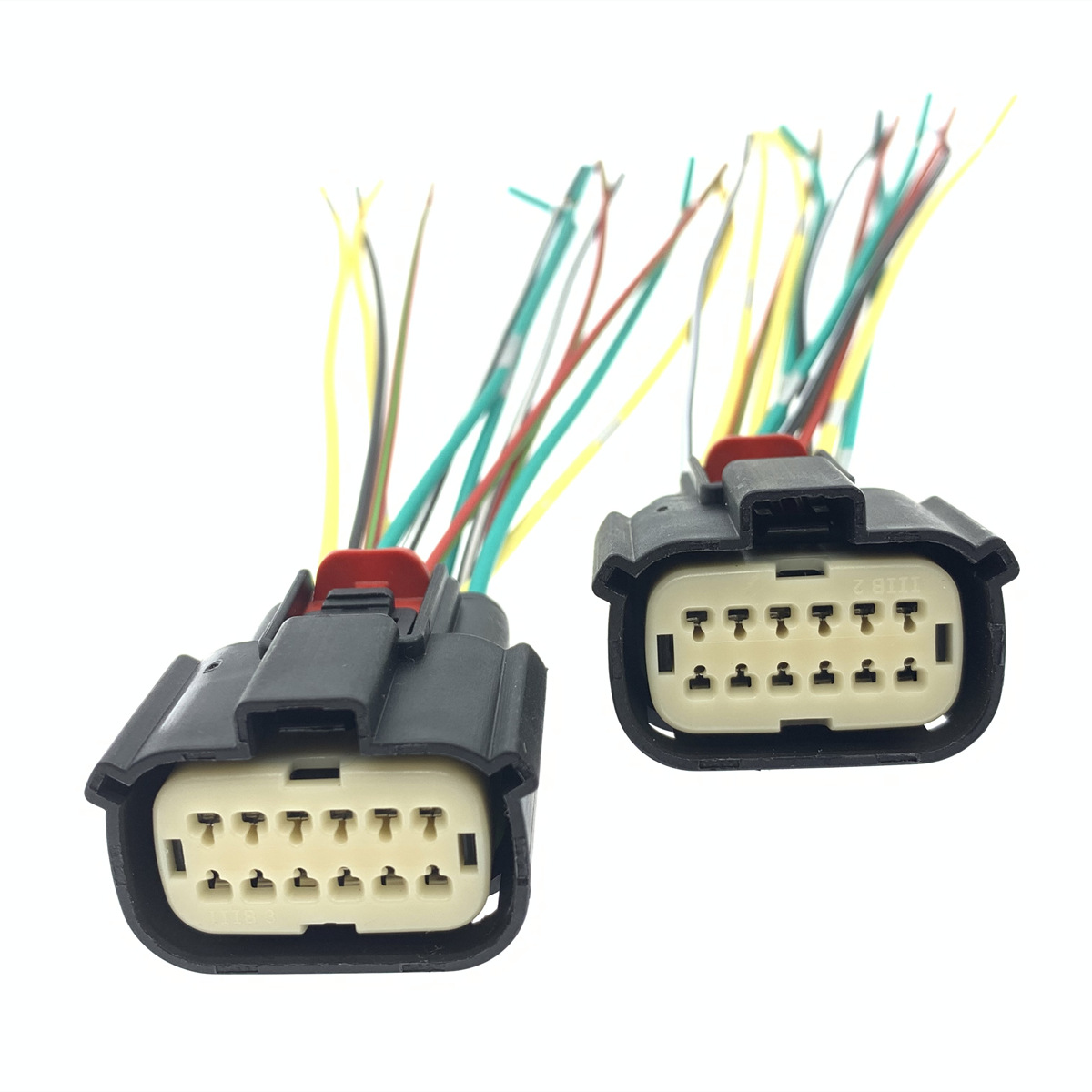 33472-3005 Ist Geeignet Für Kfz-kabelbaumstecker, 12-polige Kfz-stecker Mit Drahtschlitzen.