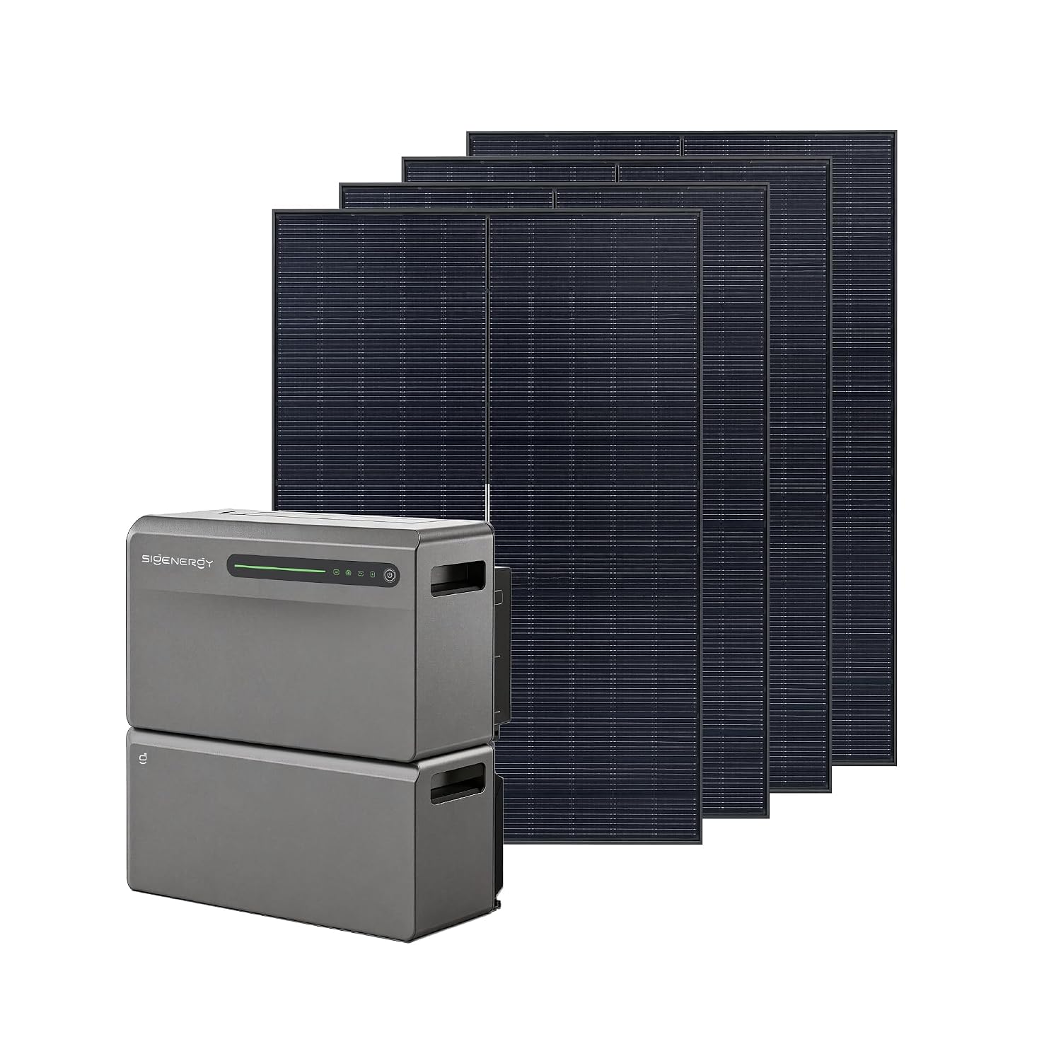 Sigenergy Sigenmate 2700 Ultra, Balkonkraftwerk Mit Speicher, 2,68kwh, Mit Bat 2700 (2,68kwh),4×500w Solarpanels,4 Mppt,4000w Solareingang,1400w Bidirektional, Sigen Ai,plug & Play,mit Smarter Zähler