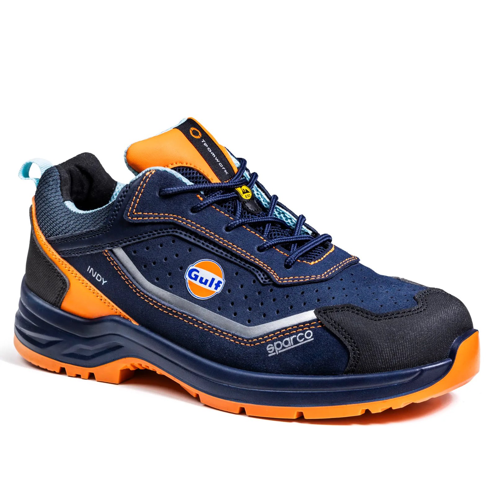 Sparco 07538gu Indy Gulf Meteor Schuhe Blau Orange 40