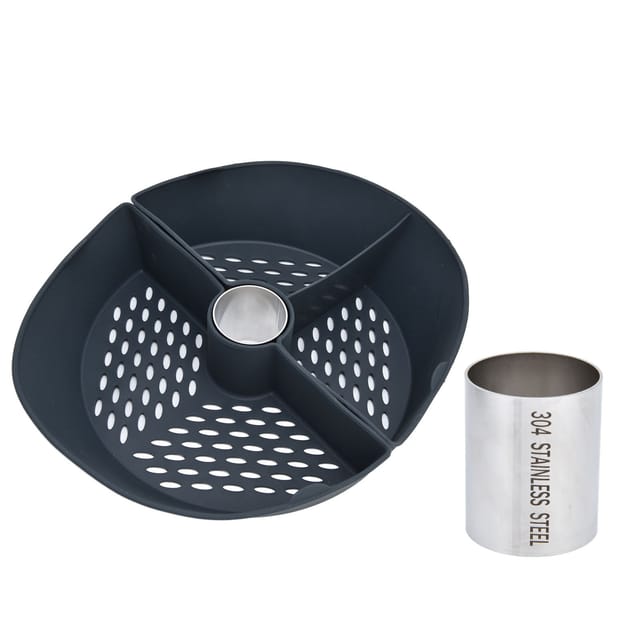 Kochteiler Aus Antihaftbeschichtetem Silikon Und Edelstahl 304 Für Thermomix Tm5, Tm6 Und Tm31