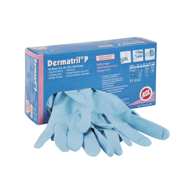 Hds Dermatril p 743 Kat. iii, blau, 6 - Honeywell
