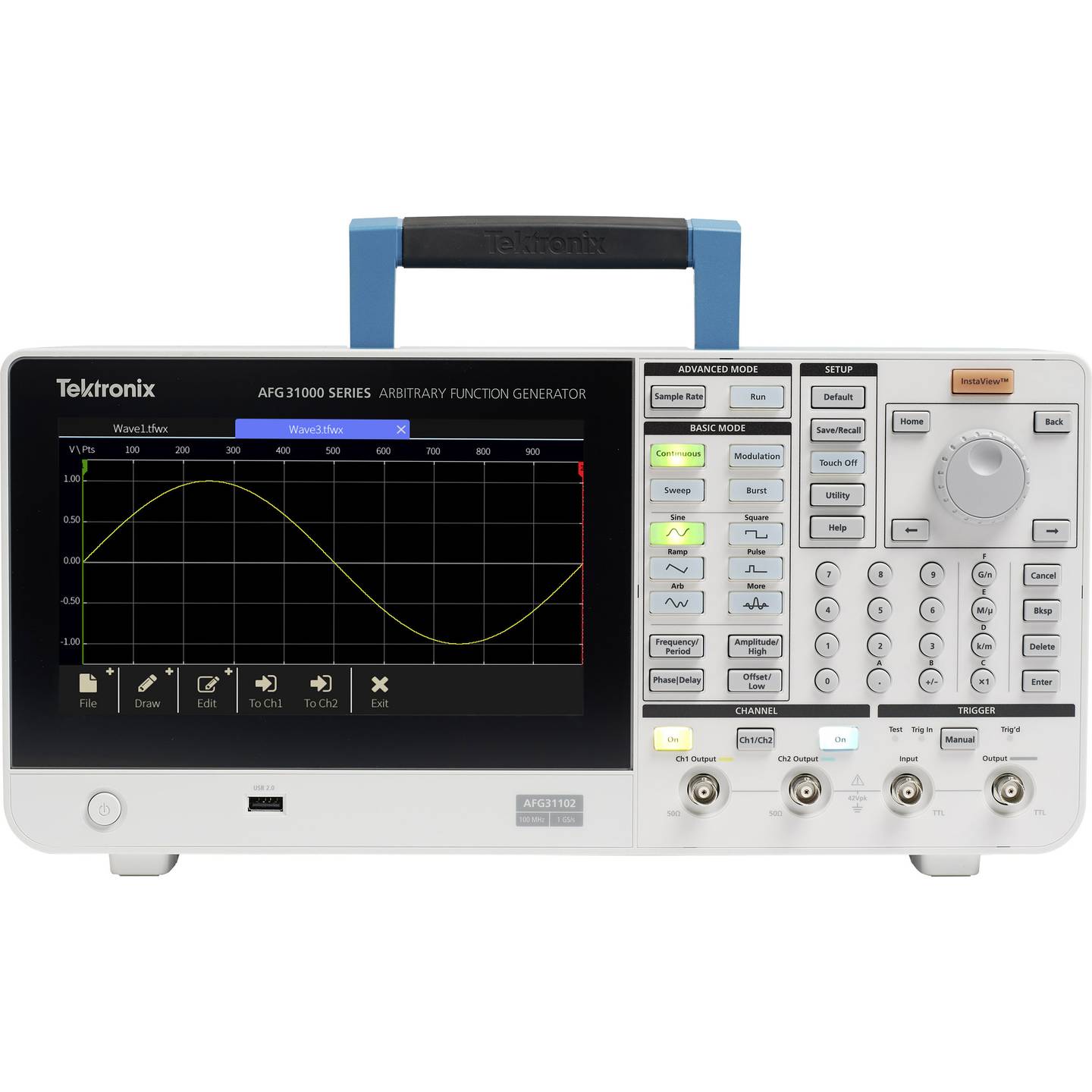 [gebraucht] B-ware Tektronix Funktionsgenerator Signalgenerator Arbiträr Touchscreen Afg31021