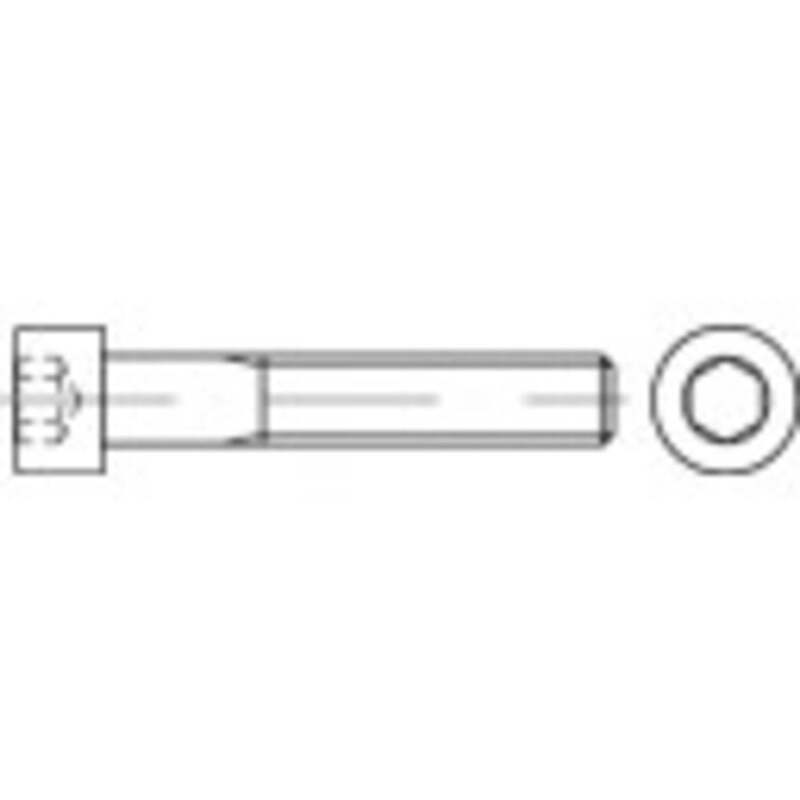 [neuwertig] B-ware Toolcraft Zylinderschraube M4 10mm Edelstahl A2 Innensechskant 500 Stück Din 912